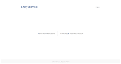 Desktop Screenshot of lawservice.sk