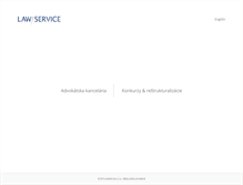 Tablet Screenshot of lawservice.sk